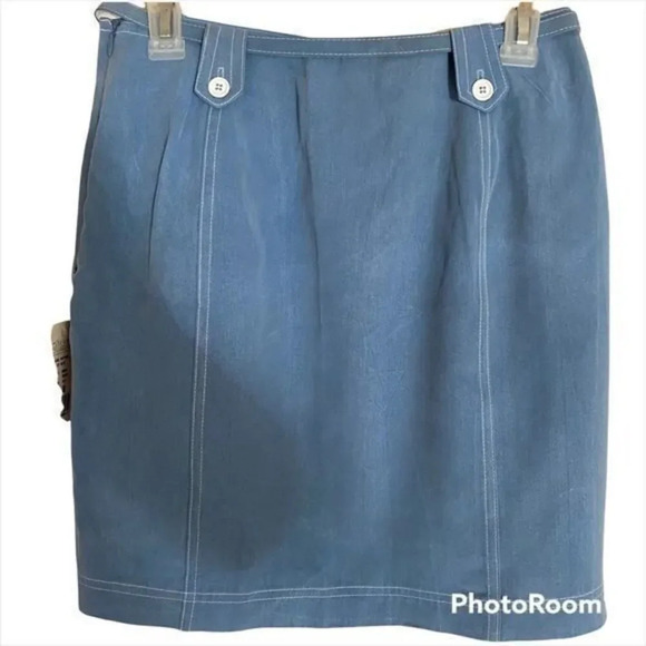 Silver connection by Dorothy Schoelen mini skirt - Picture 1 of 8